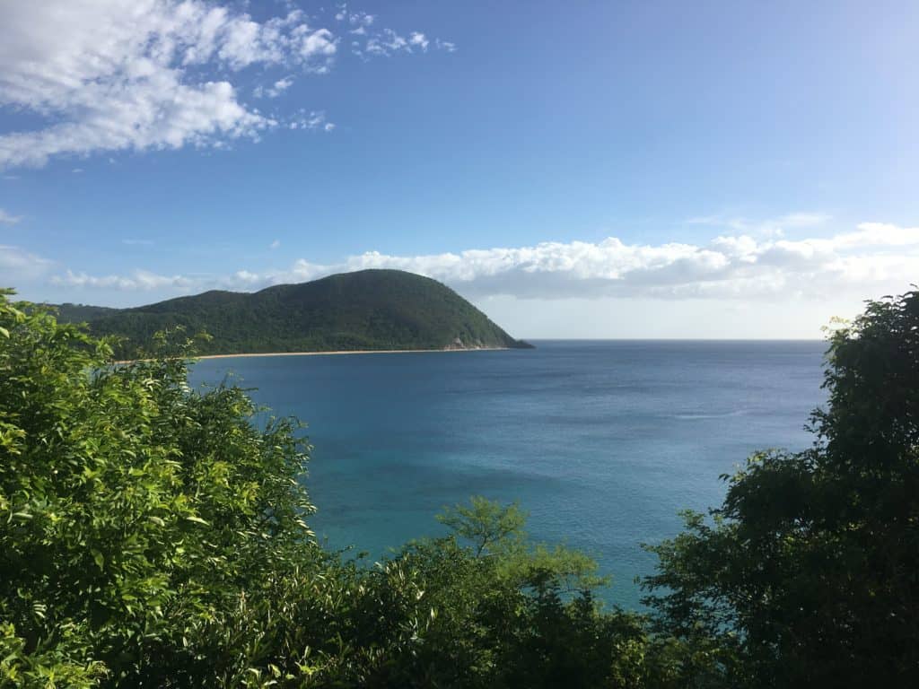point de vue de Gadet plage de la Grande Anse Guadeloupe